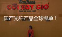 国产光纤产品全球爆单！价格暴涨650% 产销量暴增500%